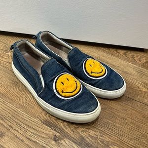 Joshua Sanders denim slip-ons